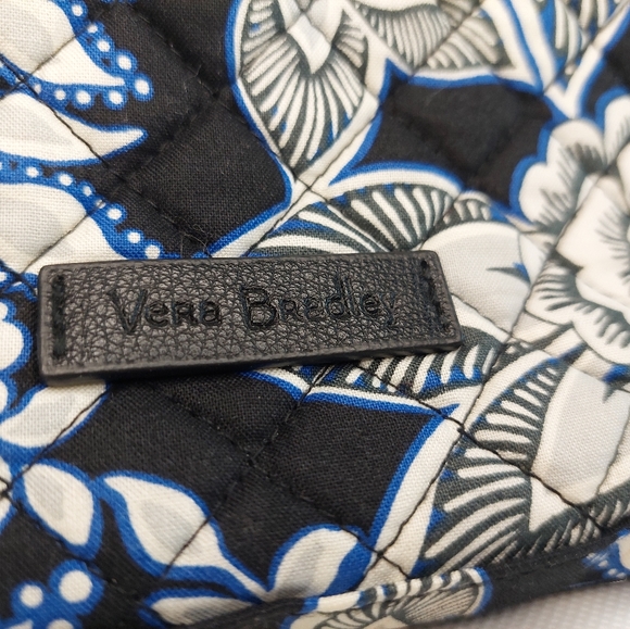 Vera Bradley Women's Floral Pattern Triple Zip Hipster Crossbody Bag - Picture 2 of 8